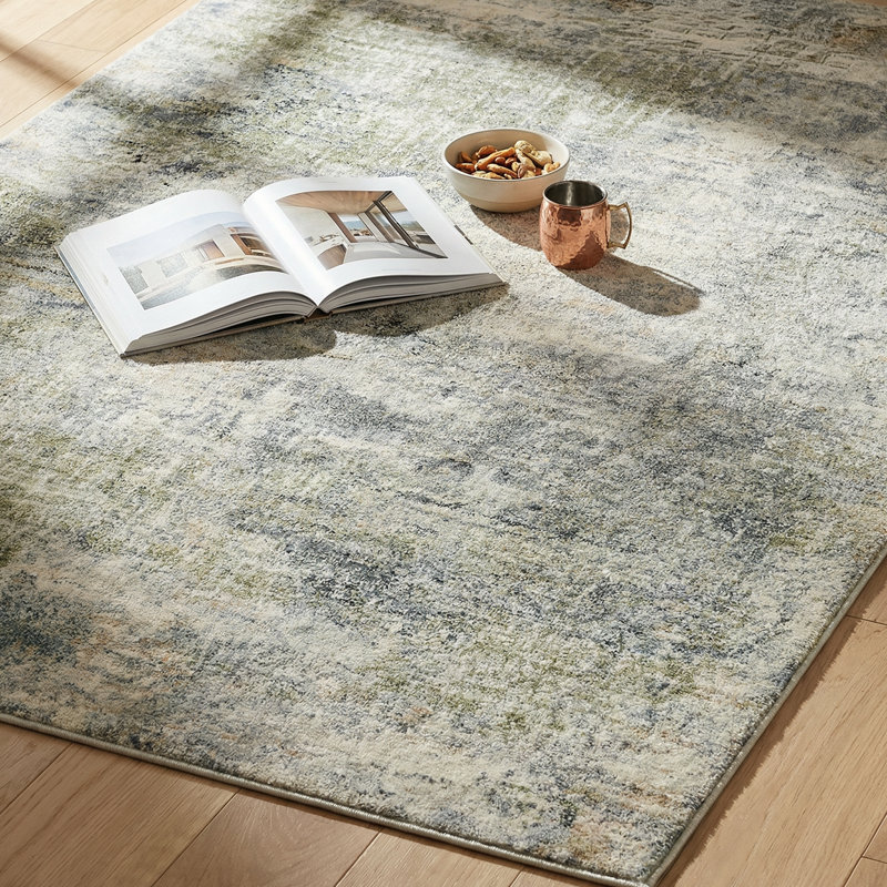 Abstract Area Rug, Rectangle 200 x 280 cm