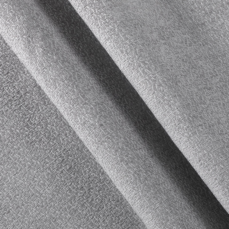 Dhriya Curtain Single Panel, Gray, 52" W x 63" L