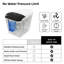 Toilette intelligente bidet Los Flexi E5D, 4 modes de bidet, chasse d'eau automatique et chasse au pied, chasse d'eau à la batterie, lavage instantané à l'eau chaude, siège chauffant, séchoir à air chaud, veilleuse, panneau latéral et télécommande, 1,28 GPF , Bol allongé, 12 po brut-126171278