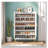 Wooden Shoe Cabinet With Doors, 7-Tier Shoe Storage Organizer-1180001049