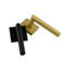 Viaggio Quadrato Rosette Passage (Hall & Closet) with Moderno Lever-245059600-245059603-245059607