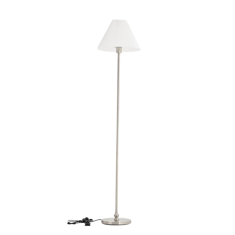 Arvonio 188cm Chrome Traditional Floor Lamp