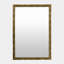 Bamboo Framed Mirror-Brass