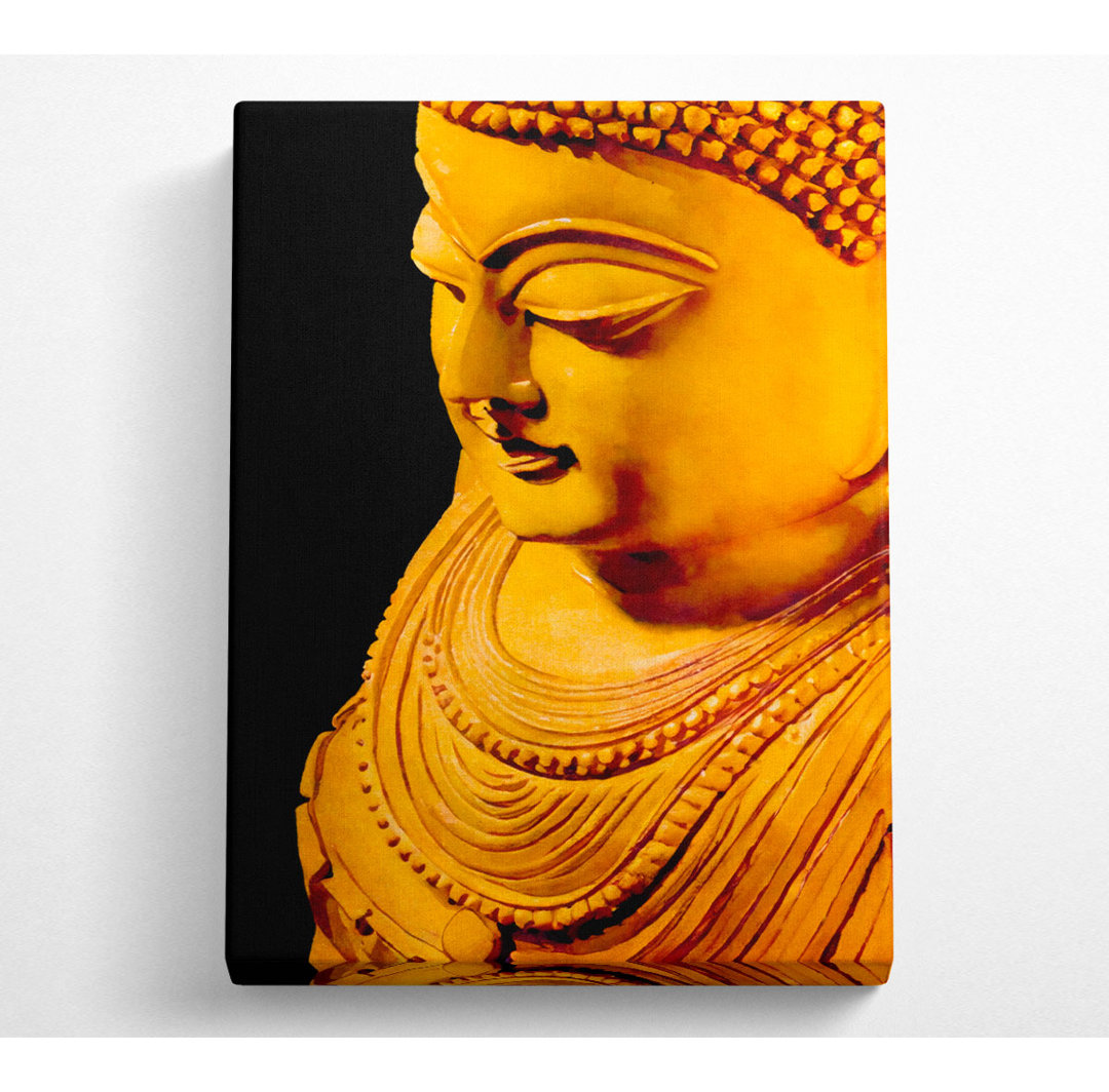 Buddha in goldenem Licht - Druck