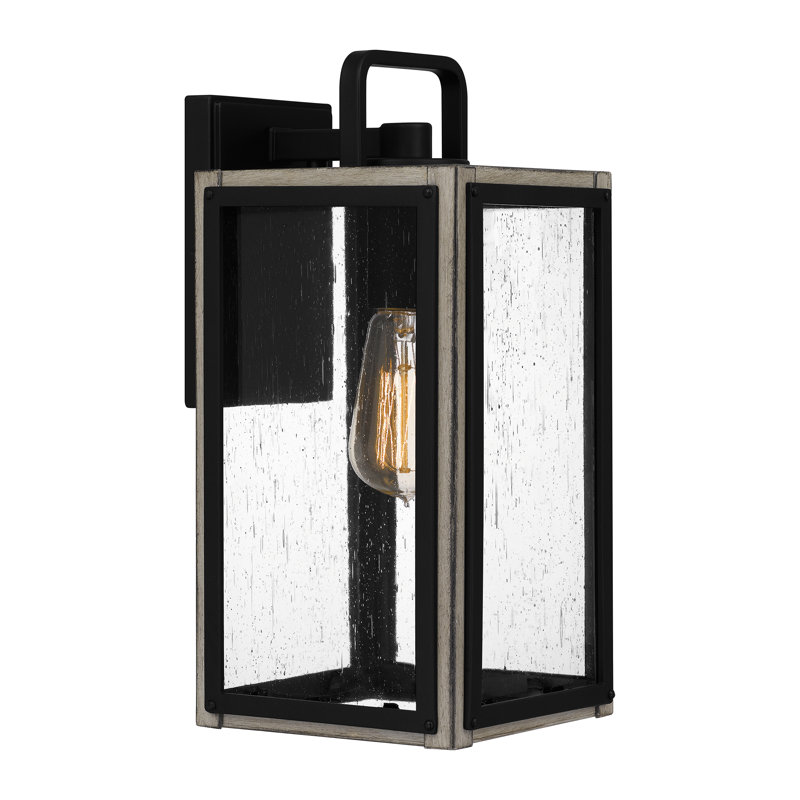Lanterne murale d'extérieur 1 lumière Bramshaw, H 13,75 po x l 6,5 po x P 7,5 po