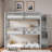 Triple Bunk Bed With Storage Staircase-106733123
