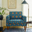 Fauteuil en velours bohémien 40,5 po Ohmer