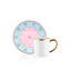 Ensemble de 12 tasses à café Emalie
