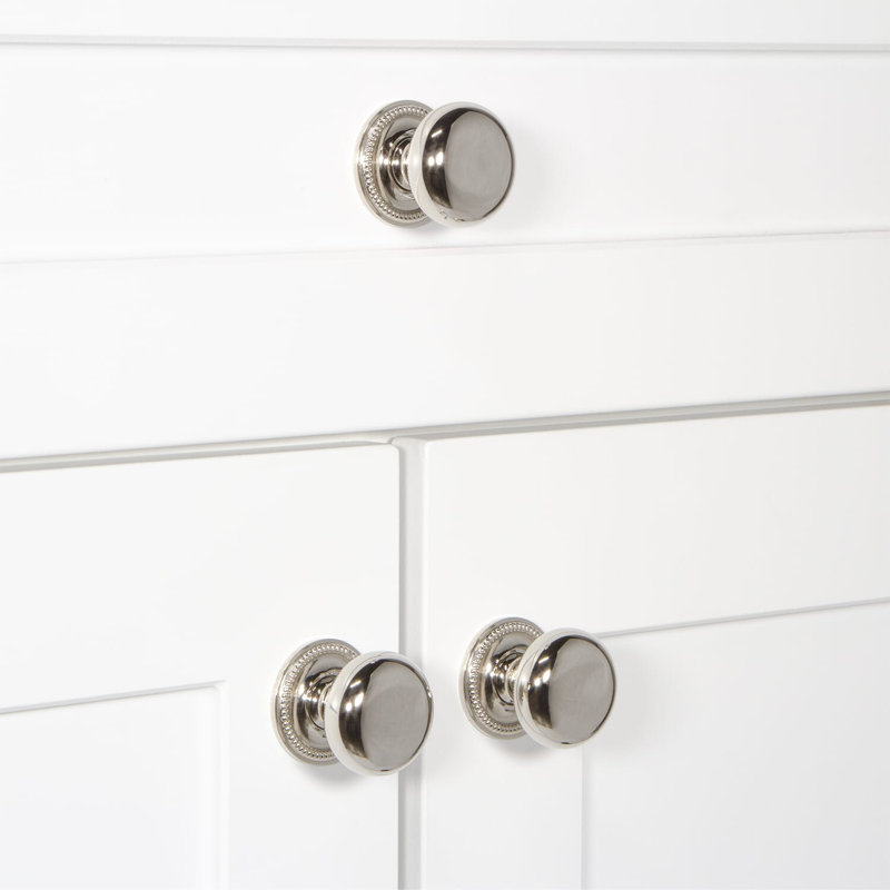 Fifth Avenue Cabinet Knob, Polished Nickel