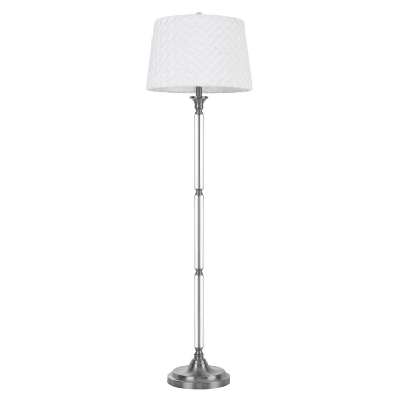 Ibaka 60'' Nickel Traditional Floor Lamp