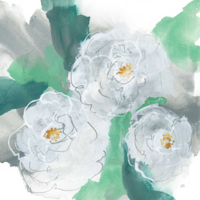 «Springtime Peony I» par Chris Paschke, reproduction sur toile tendue
