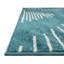 Tapis géométrique tissé à la machine en polypropylène turquoise-1695407517