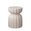 Table basse 13 po 2 pièces en ciment blanc imperméable 13 po, pour patio, jardin, salon de jardin, sans assemblage,-1101718112