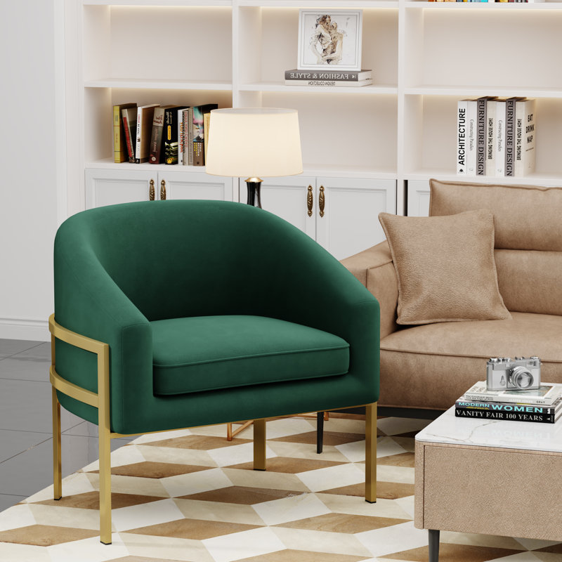 Judith Velvet Accent Chair