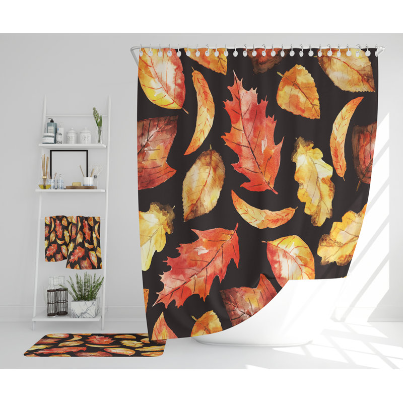 Nastasja Polyester Shower Curtain Set