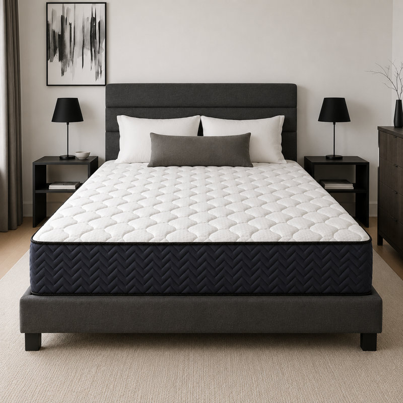 14-Inch Motion Isolation Hybrid Mattress – Cooling Memory Foam with Breathable Support, CertiPUR-US Certified, Queen, 14