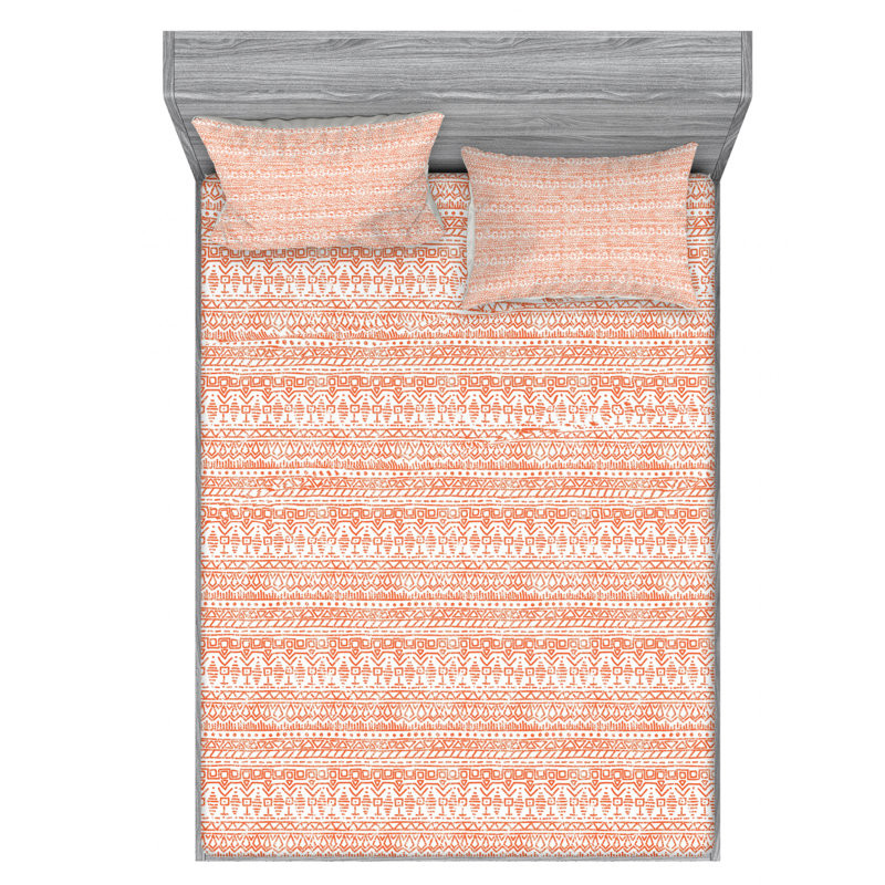 Microfiber Sheet Set, Queen Sheet Set with Fitted Sheet