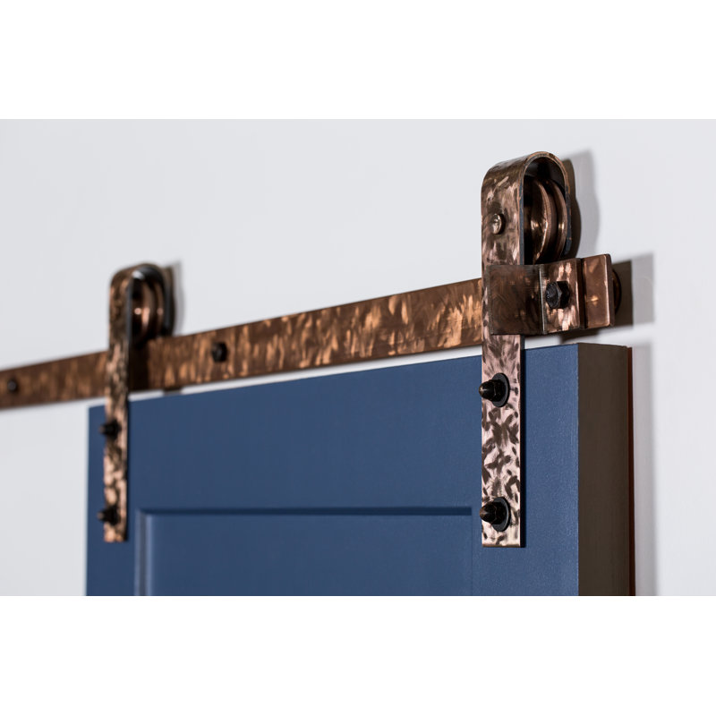 Ensemble de quincaillerie pour porte de grange simple 402, 72 po, Cuivre usiné