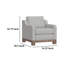 Fauteuil large de 31,75 po Giralda Casoni-88419558