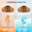 20" Rattan-Inspired Flush Mount Ceiling Fan with Remote Control for Boho and Coastal Interiors