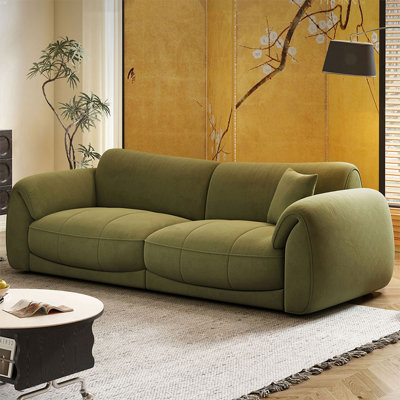 Canapé modulaire en tissu 110,24 po