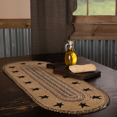 Kettle Grove Geometric Oval Table Runner