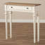 Console Baxton Studio Marquetterie