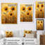 Disha - Art mural sur toile florale-991660225-991660285-991660283