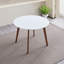 Table de salle à manger Minimalist Mid Century Modern White Top