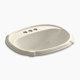 Portrait® 8 Degree Oval Drop-In Bathroom Sink with Overflow