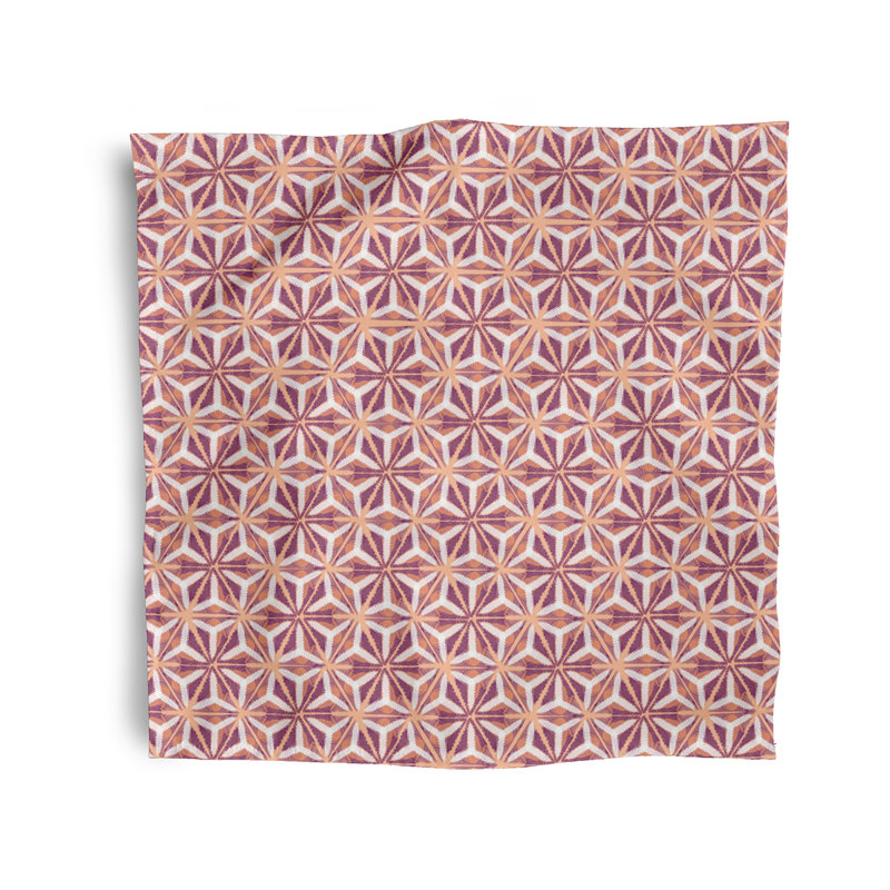 Cheryllynn Water Mosaic Napkins, Coral