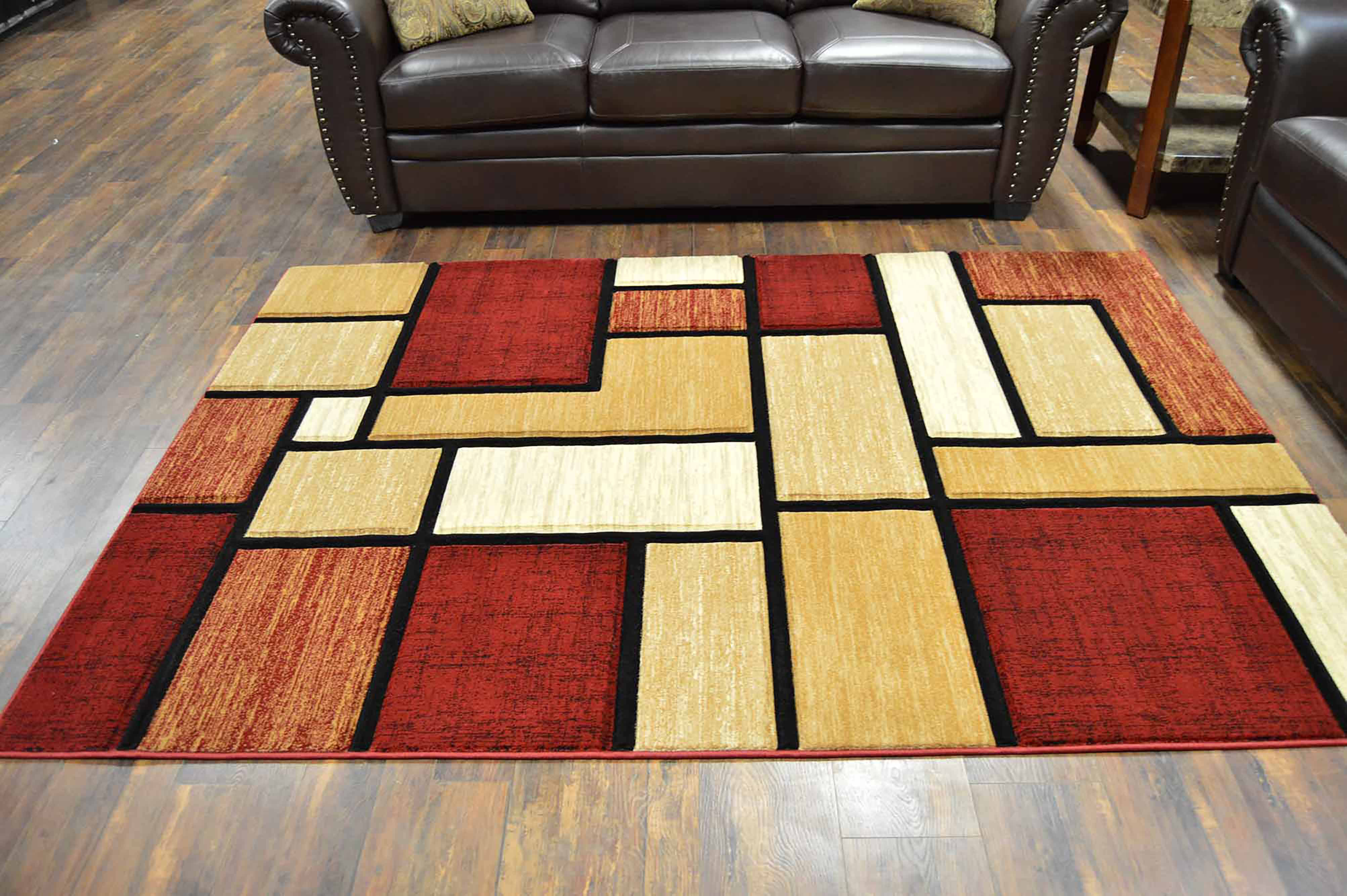 Ivy Bronx Mccampbell Abstract Rug & Reviews Wayfair