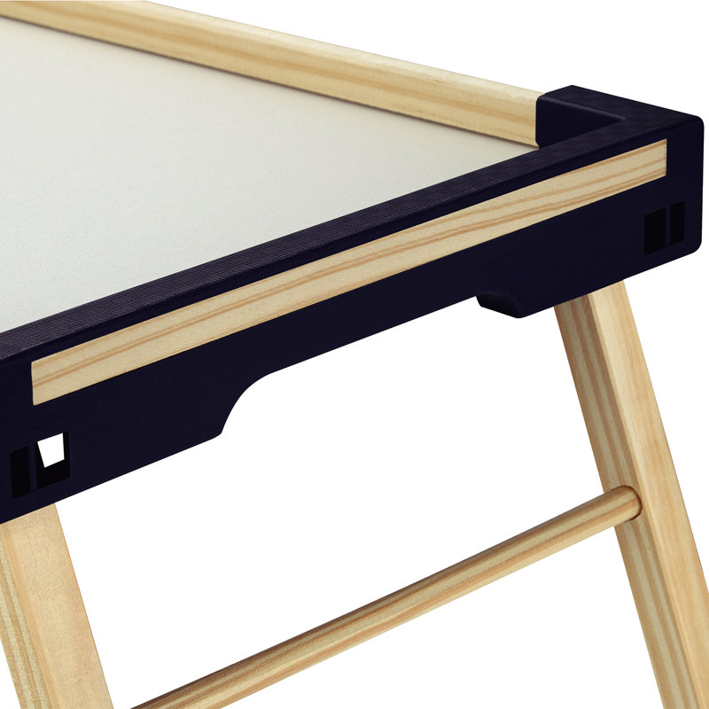 Solid Wood Tray, Black
