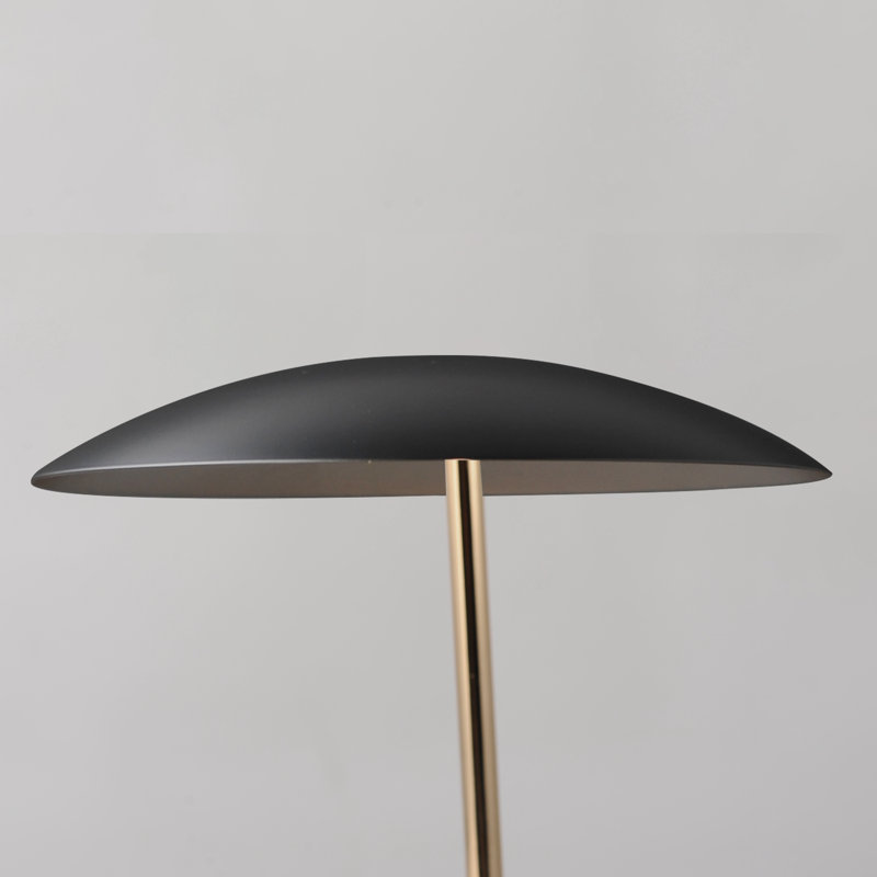Vesta LED Desk Table Lamp, French Gold, Black