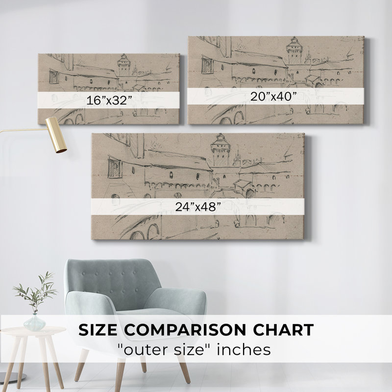 Série abstraite-CMLVII- Toile tendue avec châssis - Prêt à accrocher, H 24 po x l 48 po