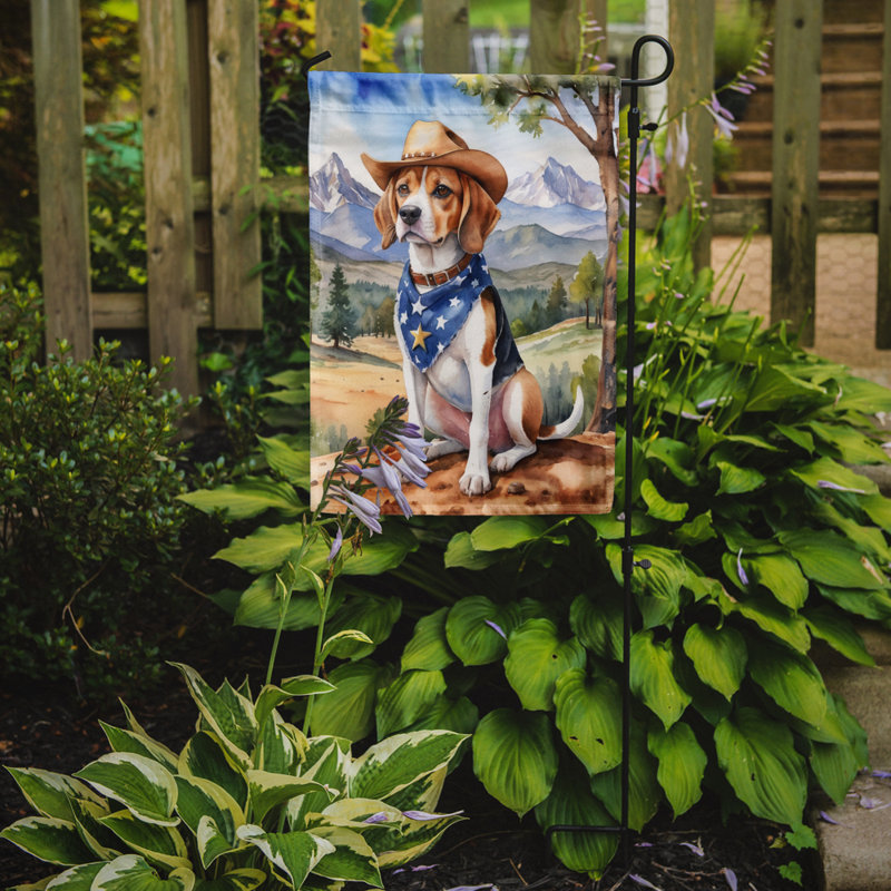 Drapeau Cowboy Welcome Garden, Beagle