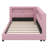 Modern Upholstered Platform Bed Frame With USB Ports,  Floor Sofa Day Bed With Storage Headboard-2103152014-2103152015