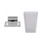 Cheadle Frosted Glass Bathrom Tumbler and Holder