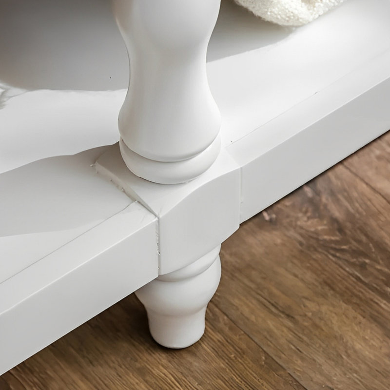 Armoire de salle de bain multifonctionnelle de style américain, Blanc