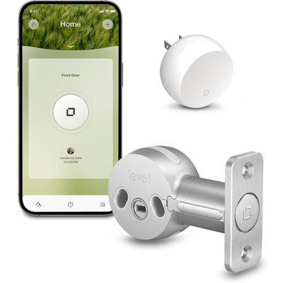 Level Bolt Connect Wi-Fi and Bluetooth Retrofit Smart Deadbolt with App, and Voice Assistant Access