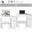 Claverton Dressing Table with Mirror-801039932