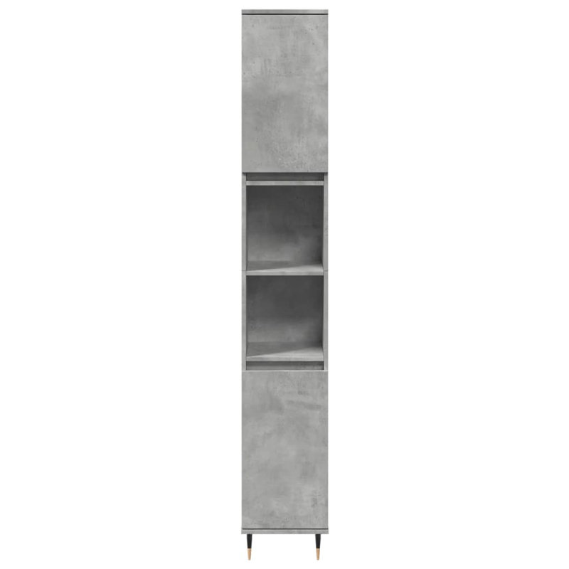 Freestanding Bathroom Cabinet, Concrete Grey