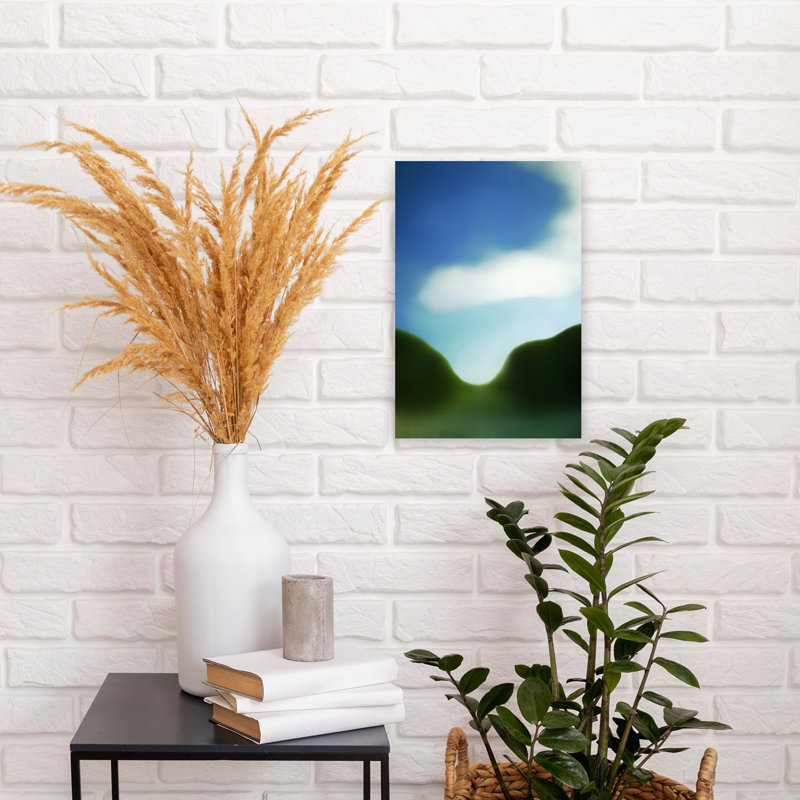 Contemporary Art Abstract Modern Organic Landscape Nature Wall Art by Angelo Cerantola - Wrapped Canvas Print