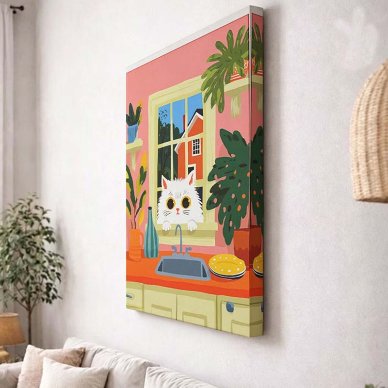 1 Piece Wrapped Canvas Wall Art