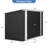 6 ft. W x 3 ft. D Metal Lean-to Garbage Shed