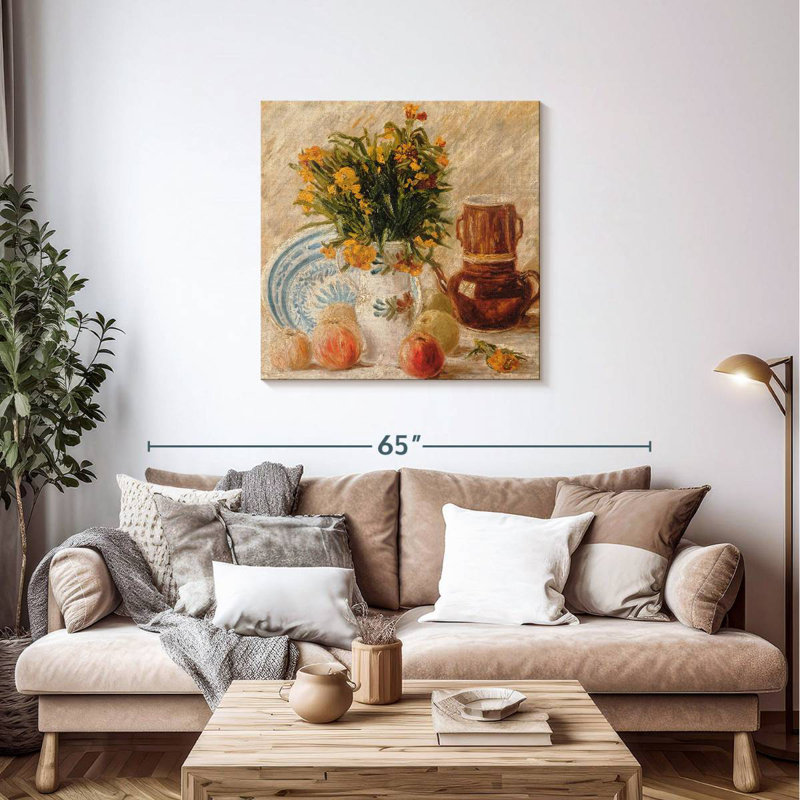 Yarlin nature morte aux pommes, H 36 po x l 36 po