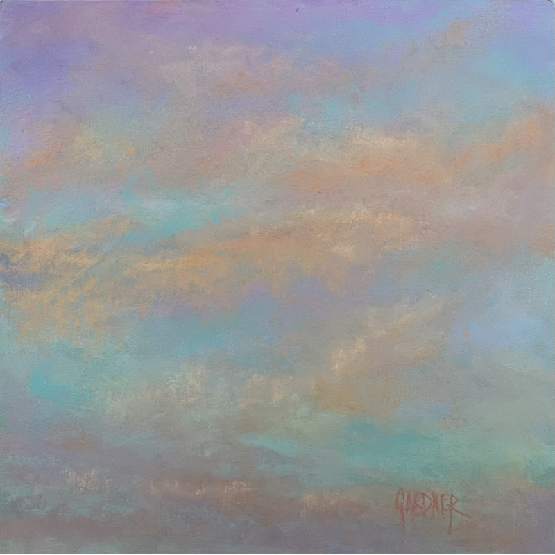 As Morning Awakes par Dina Gardner, H 17,25 po x l 21,25 po x P 0,875 po