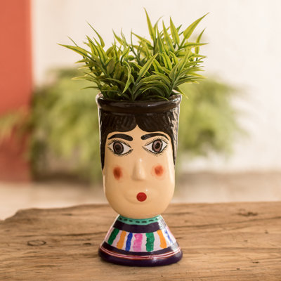 Handmade Ceramic Statue Planter