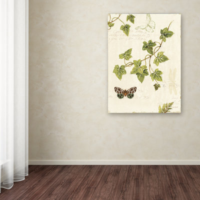 «Ivies and Ferns II», reproduction d'art sur toile tendue
