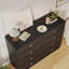 Commode 8 tiroirs 47 "- Commode pour chambre à coucher, grande commode de rangement-65814128